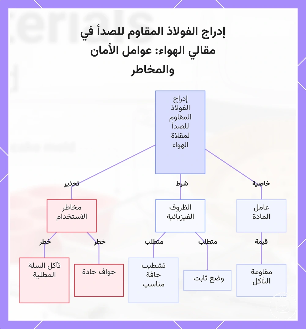إدراج الفولاذ المقاوم للصدأ في مقالي الهواء: عوامل الأمان والمخاطر