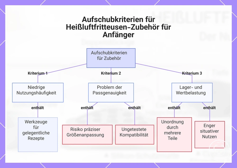 Aufschubkriterien für Heißluftfritteusen-Zubehör für Anfänger