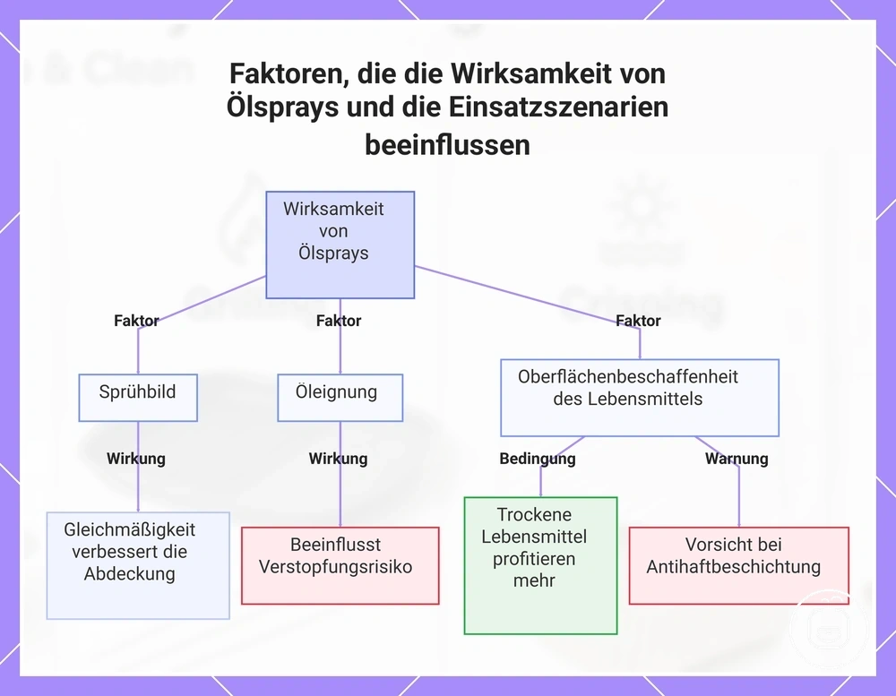 Faktoren, die die Wirksamkeit von Ölsprays und die Einsatzszenarien beeinflussen