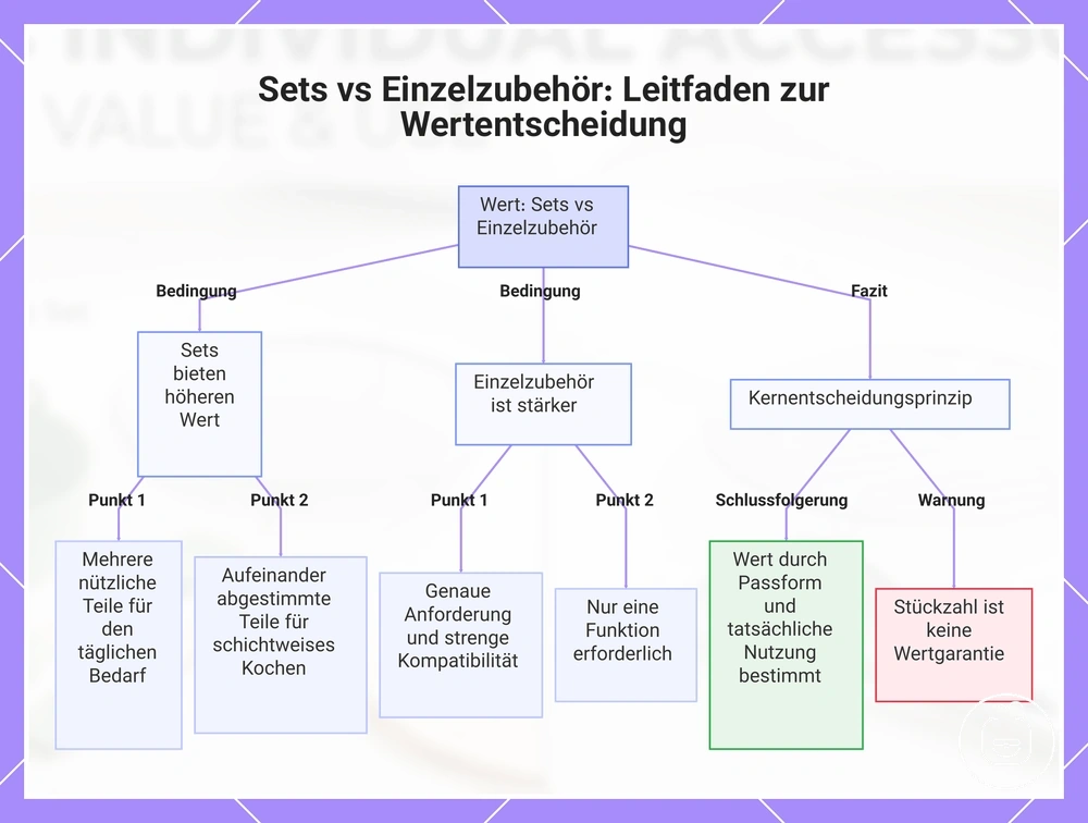 Sets vs Einzelzubehör: Leitfaden zur Wertentscheidung