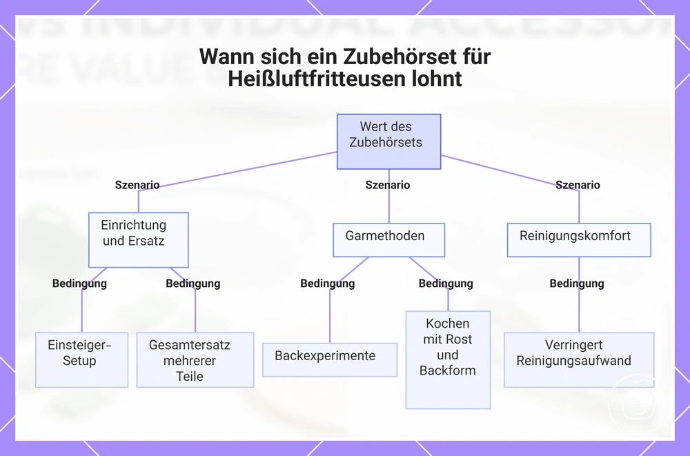 Wann sich ein Zubehörset für Heißluftfritteusen lohnt