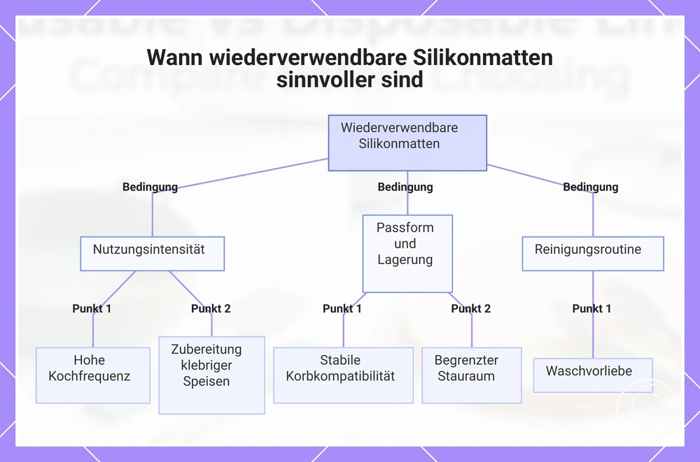 Wann wiederverwendbare Silikonmatten sinnvoller sind