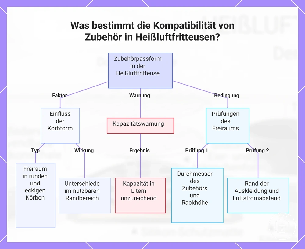 Was bestimmt die Kompatibilität von Zubehör in Heißluftfritteusen?