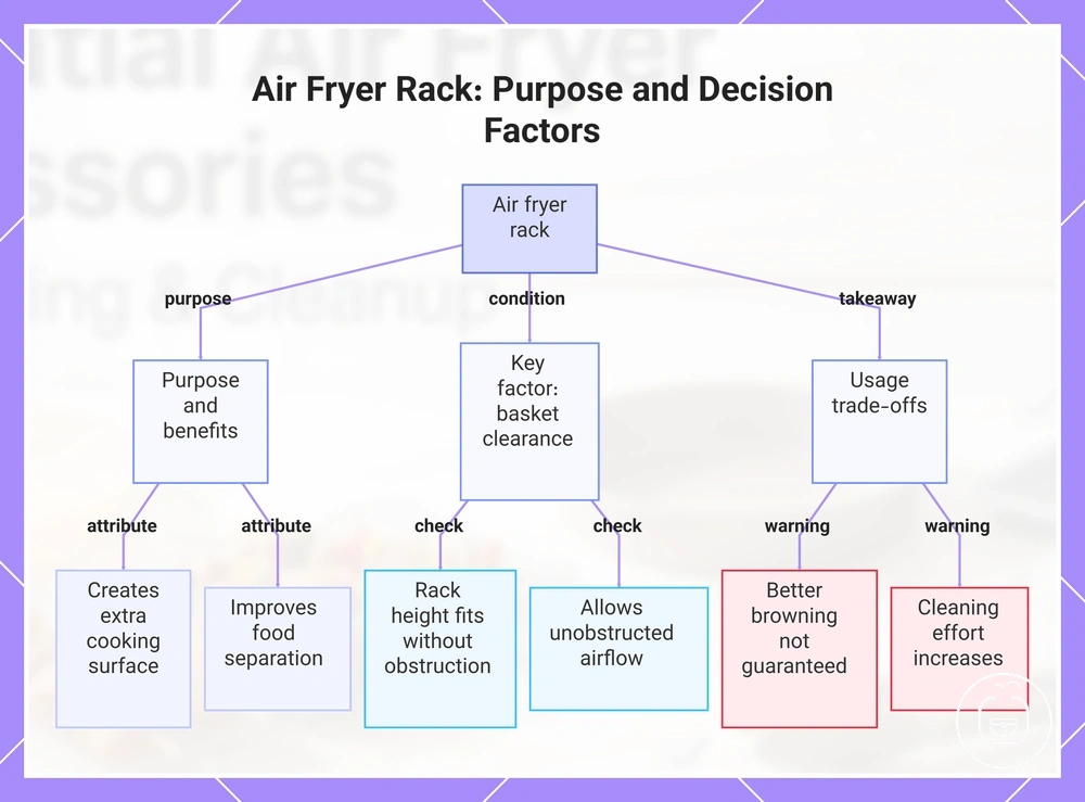 Air Fryer Rack: Purpose and Decision Factors