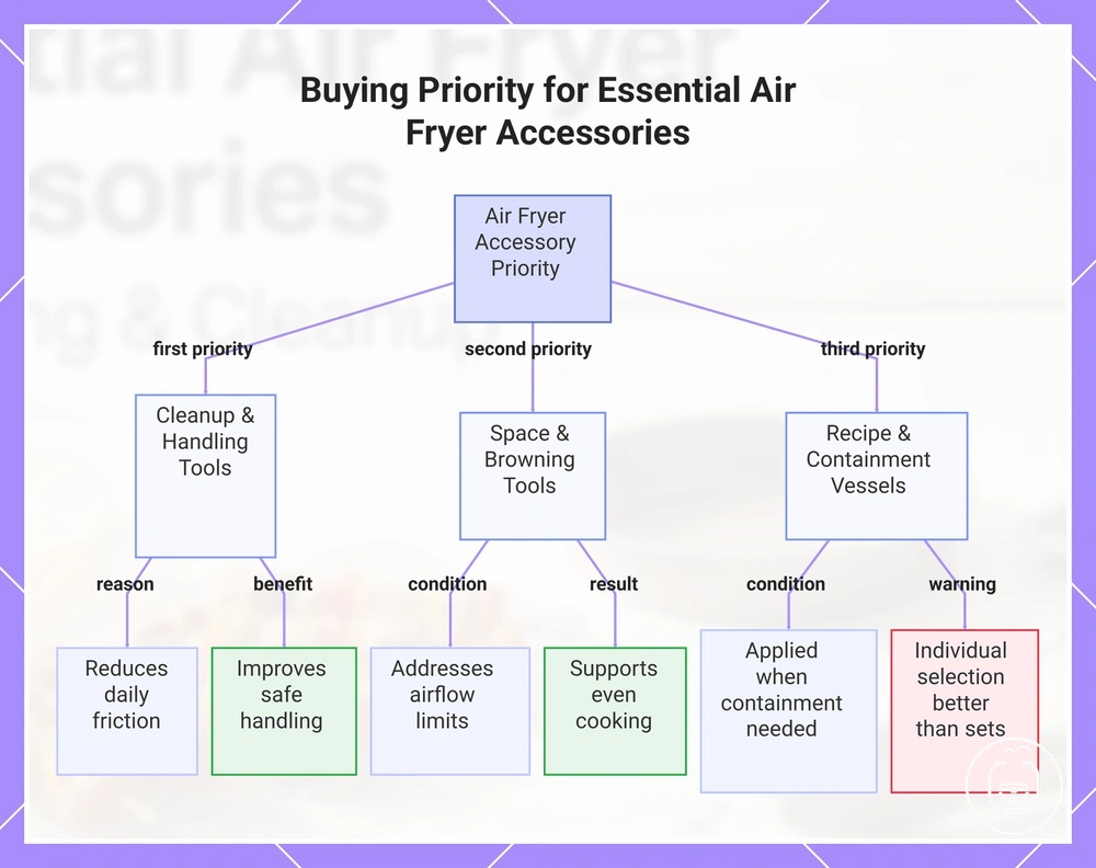 Buying Priority for Essential Air Fryer Accessories