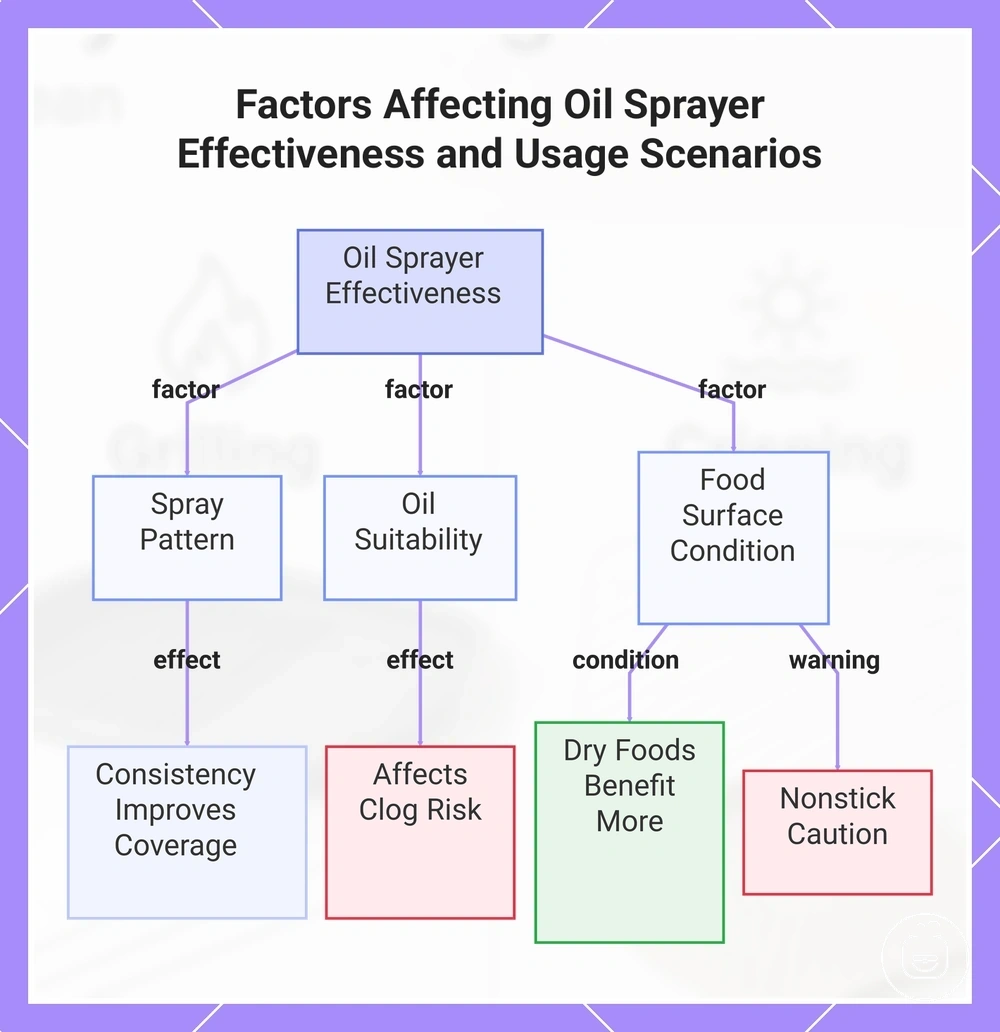 Factors Affecting Oil Sprayer Effectiveness and Usage Scenarios