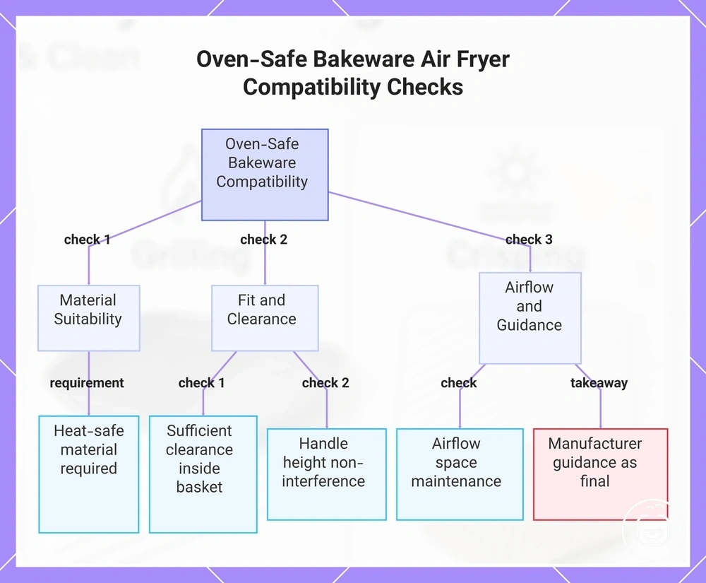 Oven-Safe Bakeware Air Fryer Compatibility Checks