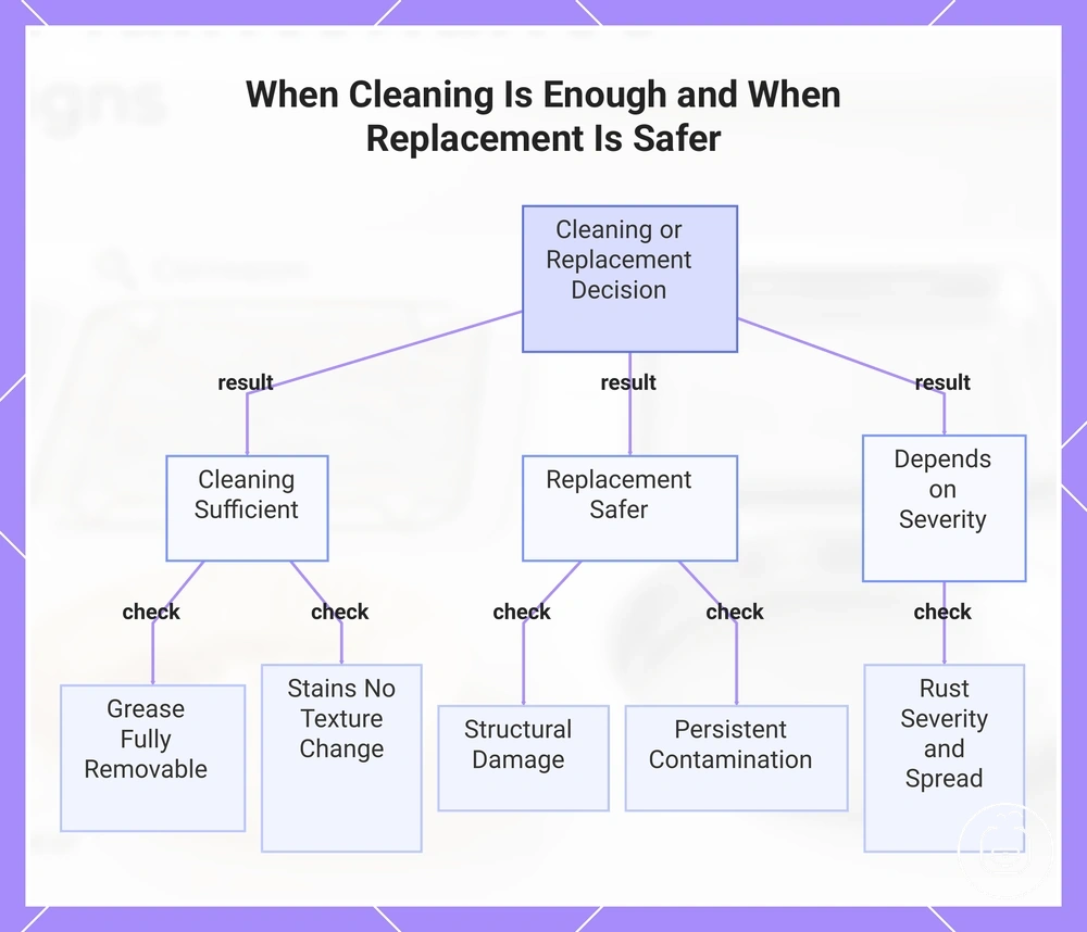 When Cleaning Is Enough and When Replacement Is Safer