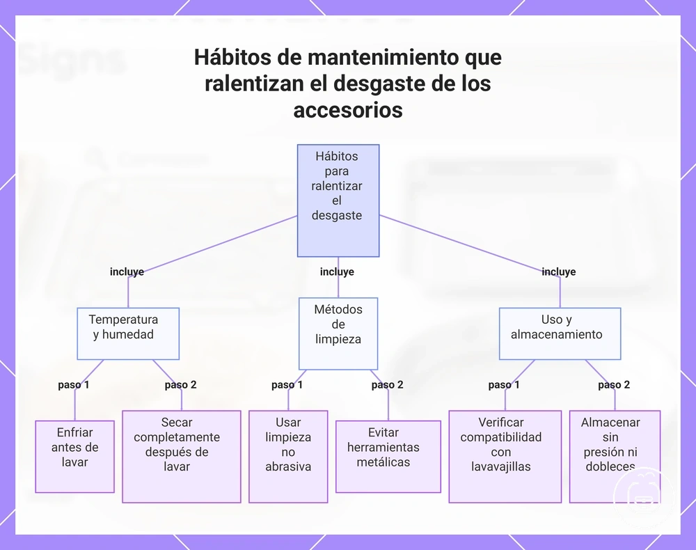 Hábitos de mantenimiento que ralentizan el desgaste de los accesorios