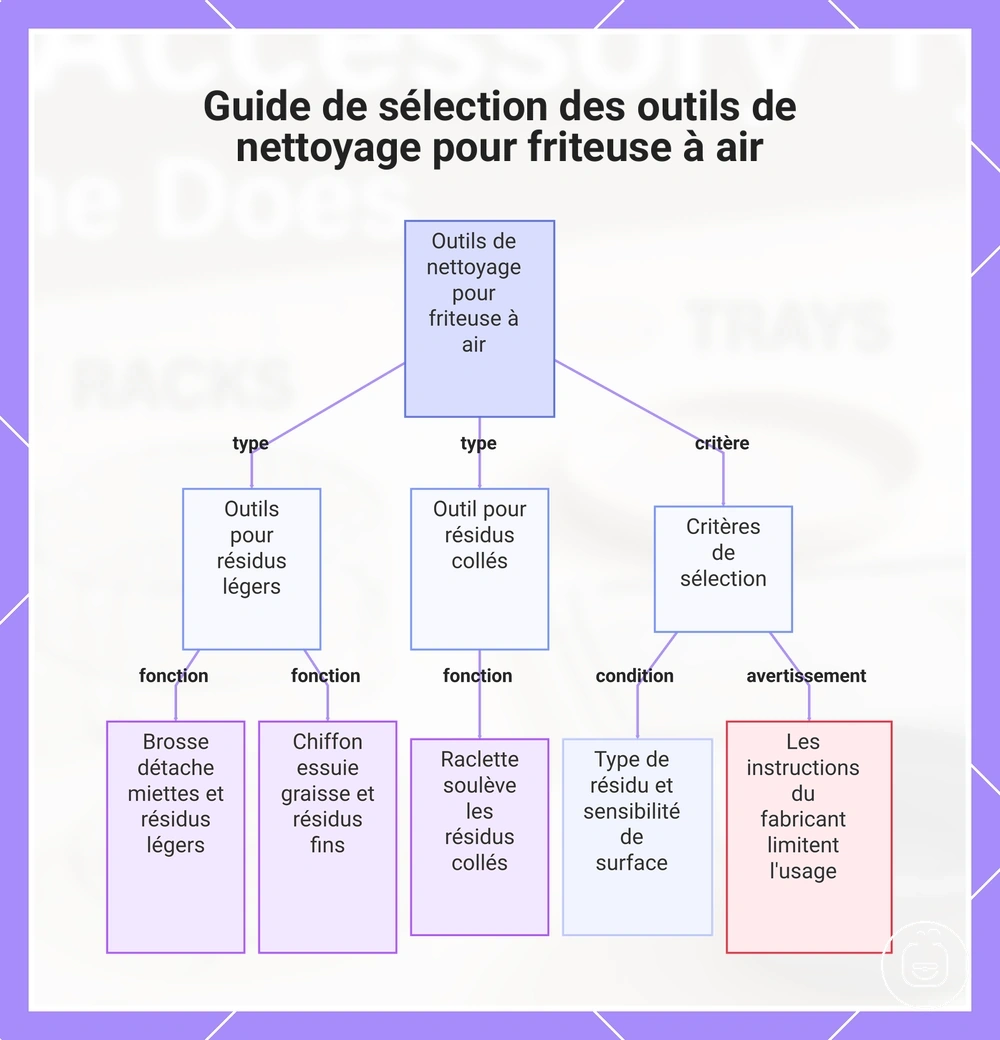 Guide de sélection des outils de nettoyage pour friteuse à air