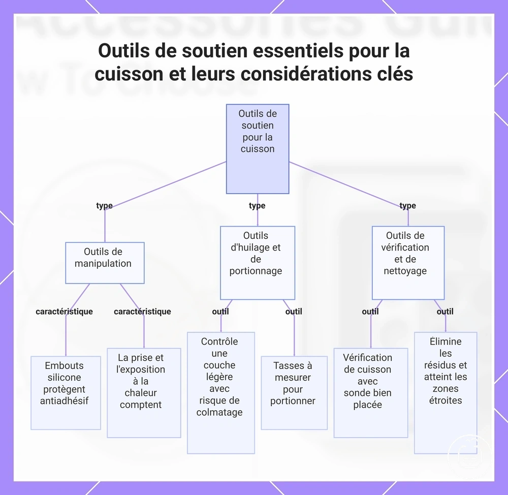 Outils de soutien essentiels pour la cuisson et leurs considérations clés
