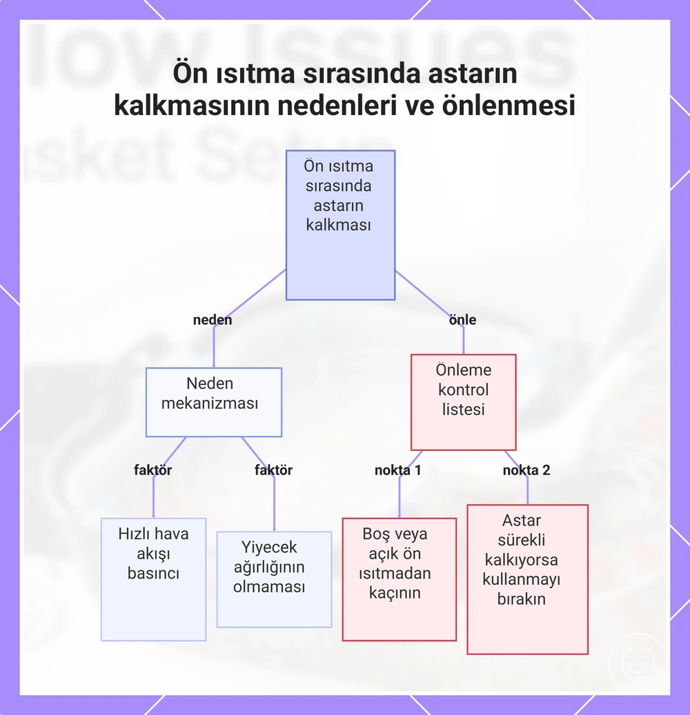 Ön ısıtma sırasında astarın kalkmasının nedenleri ve önlenmesi