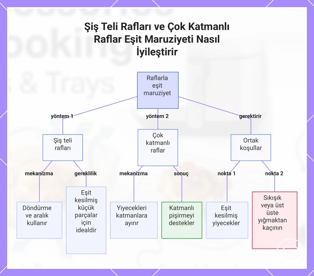 Şiş Teli Rafları ve Çok Katmanlı Raflar Eşit Maruziyeti Nasıl İyileştirir