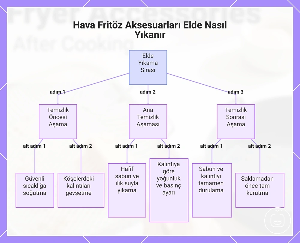 Hava Fritöz Aksesuarları Elde Nasıl Yıkanır